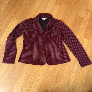 Red blazer size 8 never worn